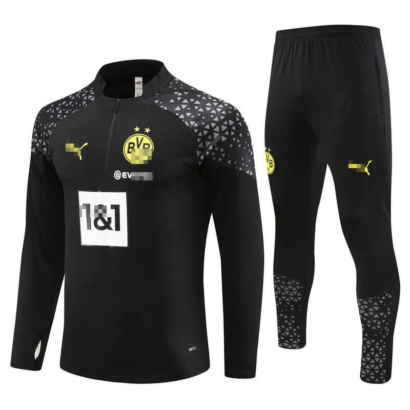 Sudadera Entrenamiento Borussia Dortmund 2023/2024 Negro
